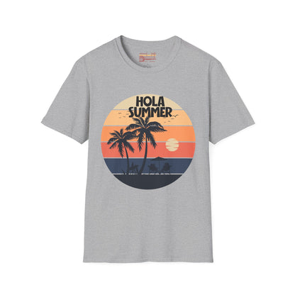 Hola Welcome Summer Ultimate Comfort Styled Unisex T-shirt
