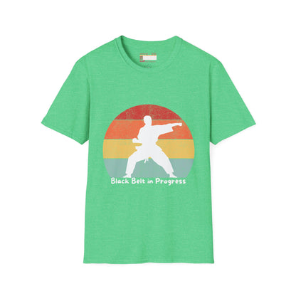 Graphic Karate Taekwondo Fighter Unisex Minimalist Comfort T-shirt