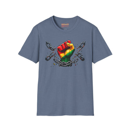 Celebrating Freedom Juneteenth With Pride Black and Proud Ultimate Comfort Unisex T-shirt