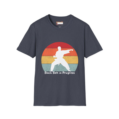 Graphic Karate Taekwondo Fighter Unisex Minimalist Comfort T-shirt