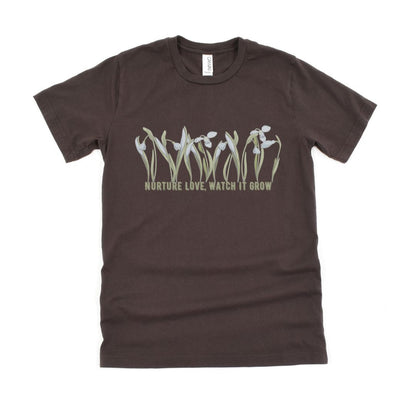 Nurture Love Watch It Grow Floral  Ultimate Comfort Styled T-shirt