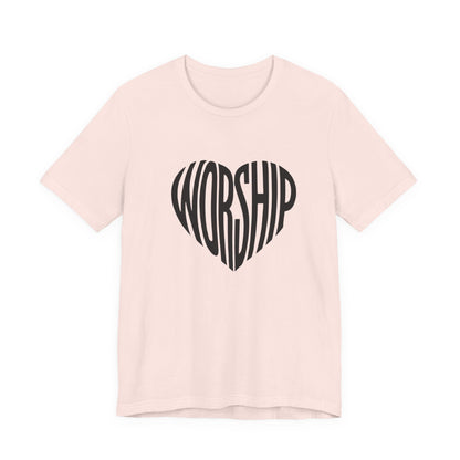 Worship T-shirt, Christian Shirts, Bible styled Tees, Shirt Gift For Her, Christian T-shirt Vibes, Religious Graphic Shirt