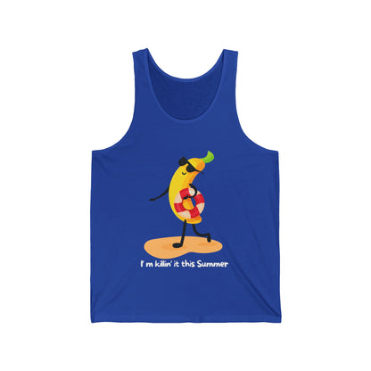 Killing it This Summer Graphic Ultimate Comfort Styled Unisex Beach Tank Top