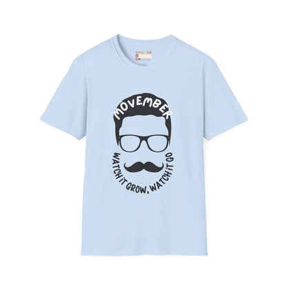 Movember Moustache Bearded Gang Graphic Comfort Unisex T-shirt