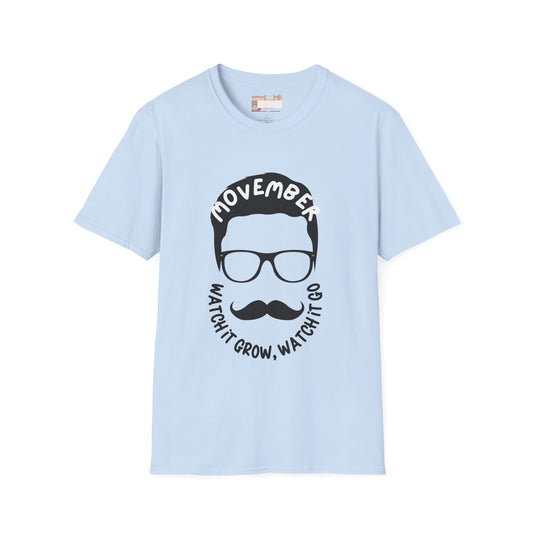 Movember Moustache Bearded Gang Graphic Comfort Unisex T-shirt