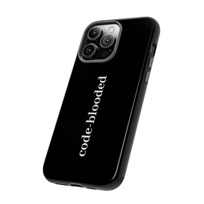 Code Blooded (Technology Programmers) iPhone Case
