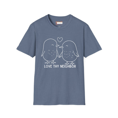 Graphic Christian Bible Gospel Unisex Comfort T-shirt, Christian Love Thy Neighbor Tees