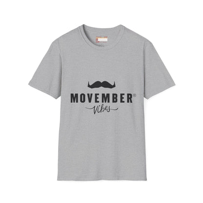 Movember Moustache Bearded Gang Beards Graphic Comfort Unisex T-shirt