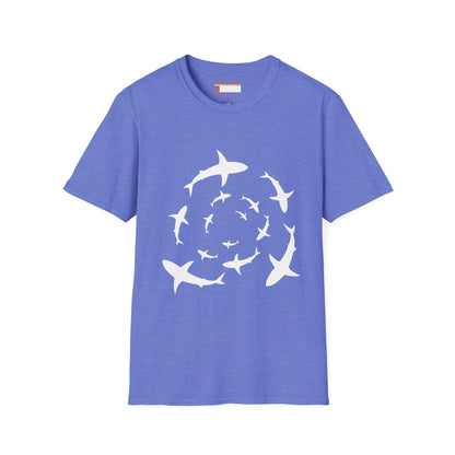 Graphic Designed Shark Attack Unisex Comfort Styled T-shirts