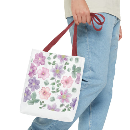 Summer Graphic Wild Flower Tote Bag