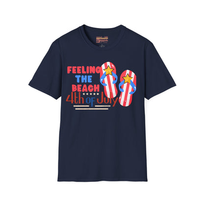 Feeling Like The Beachy This Independence Day July 4th Ultimate Comfort Unisex T-shirt