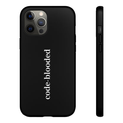 Code Blooded (Technology Programmers) iPhone Case