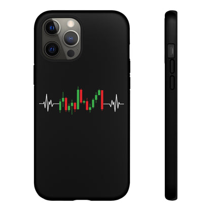 Bearish And Bullish Chart Candles (Stock Market) iPhone Case