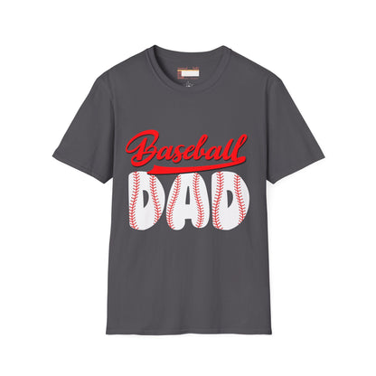 Graphic Base Ball Dad Comfort Styled T-shirts