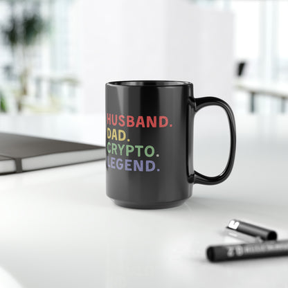 Husband Dad Crypto Legend Mug 15oz