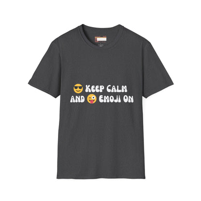Graphic Emojis Designed Comfort Styled Minimalist T-shirts