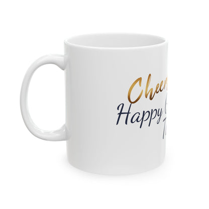 Customize Graduation Celebration Ceramic Mug - Cheers! to You, Happy Graduation Tamar!