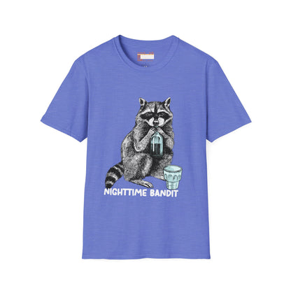 Graphic Designed Minimalist Racoon the Bandit Unisex Comfort Styled T-shirts