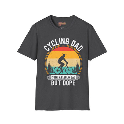 Cycling Dad Like A Regular Dad Ultimate Comfort Unisex Fathers Day T-shirt