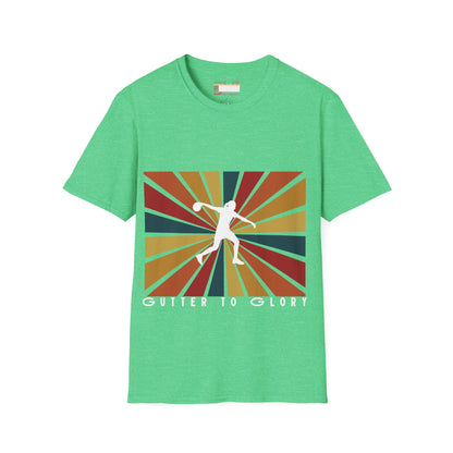 Retro Bowling Champion Bowling King Gutter To Glory Graphic Comfort Unisex T-shirt