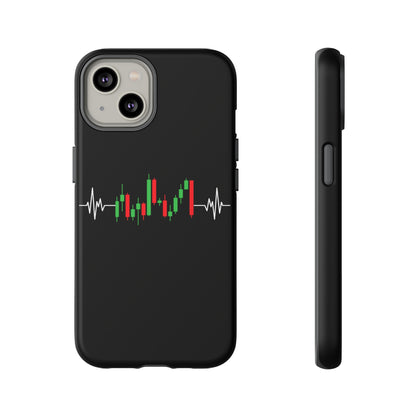 Bearish And Bullish Chart Candles (Stock Market) iPhone Case