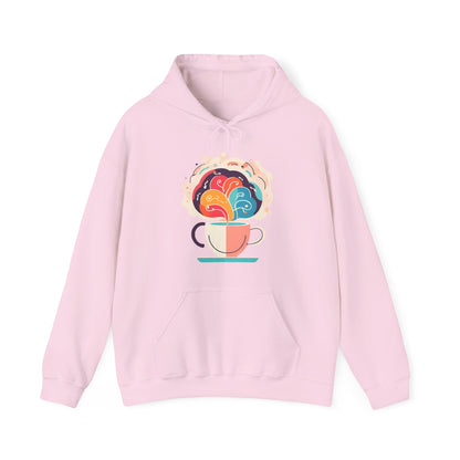 Unisex Heavy Blend Hooded Coffee Genuis Hoodie