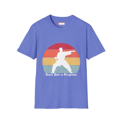 Graphic Karate Taekwondo Fighter Unisex Minimalist Comfort T-shirt