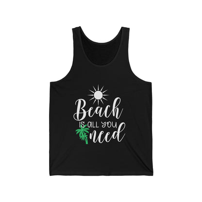 Beach Lovers Ultimate Comfort Styled Funny Unisex Summer Tank Top