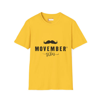 Movember Moustache Bearded Gang Beards Graphic Comfort Unisex T-shirt