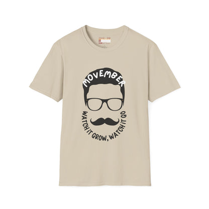 Movember Moustache Bearded Gang Graphic Comfort Unisex T-shirt
