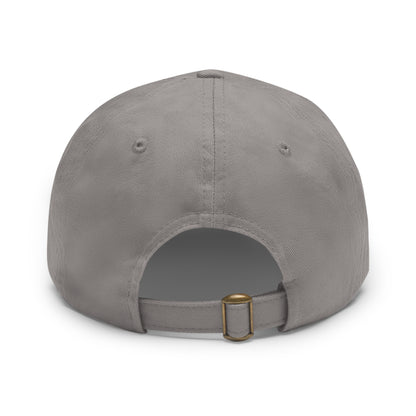 July 4th Dad Hat with Leather Patch Design