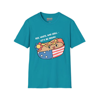 Red, White And Grill-Lets Be Frank. July 4th Ultimate Comfort Unisex T-shirt