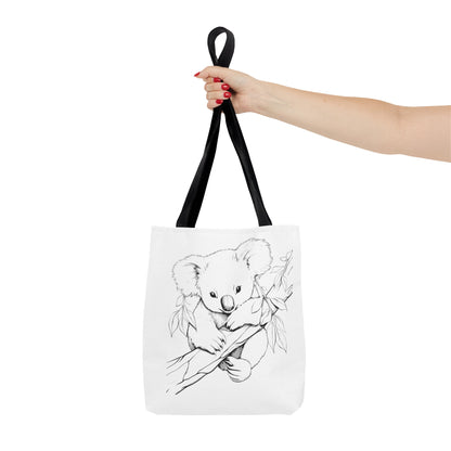 Summer Graphic Panda Tote Bag