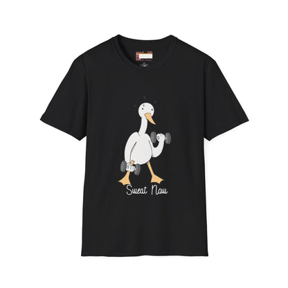 Graphic Designed Goose Sweating Out Unisex Comfort Styled T-shirts