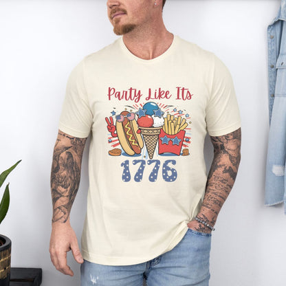 Party Like Its 1776, July 4th Ultimate Comfort Unisex Funny T-shirt