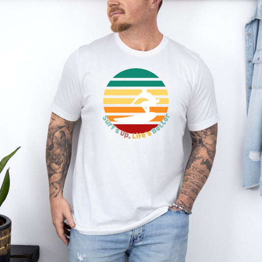 Surfer Up Surfer Lovers Ultimate Unisex Comfort Styled T-shirt