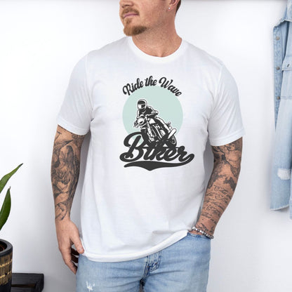 Ride The Wave Bikers Ultimate Comfort Styled Graphic T-shirt