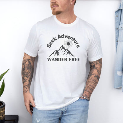Seek Adventure Wander Free Ultimate Comfort Styled T-shirt