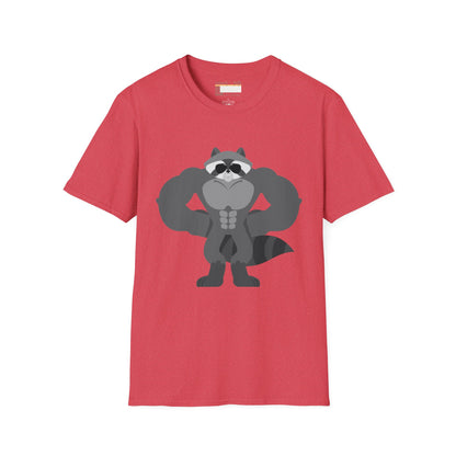 Graphic Designed Minimalist Racoon Unisex Comfort Styled T-shirts