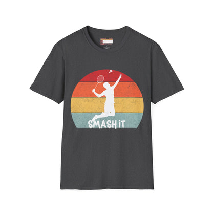 Badminton Game Day Graphic Comfort Unisex T-shirt