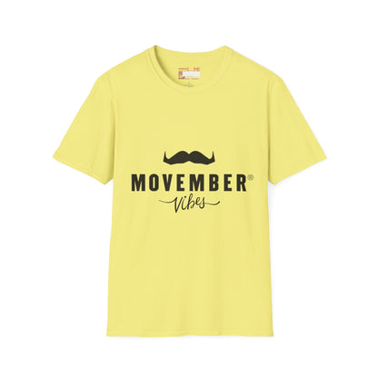 Movember Moustache Bearded Gang Beards Graphic Comfort Unisex T-shirt