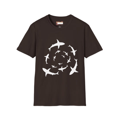 Graphic Designed Shark Attack Unisex Comfort Styled T-shirts