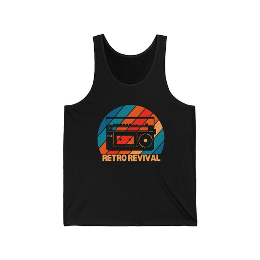 Retro Revival Graphic Ultimate Comfort Styled Unisex Tank Top