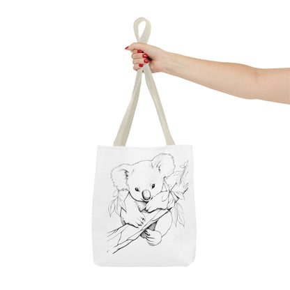 Summer Graphic Panda Tote Bag