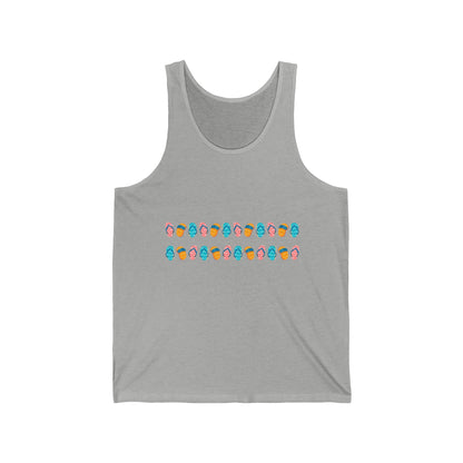 Beach Lovers Ultimate Comfort Styled Funny Unisex Summer Tank Top