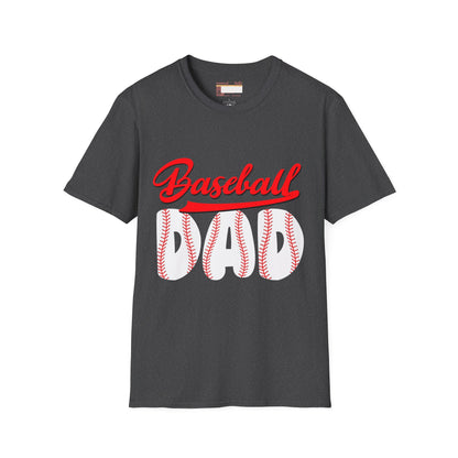 Graphic Base Ball Dad Comfort Styled T-shirts