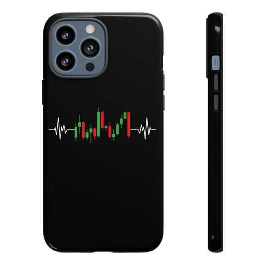 Bearish And Bullish Chart Candles (Stock Market) iPhone Case