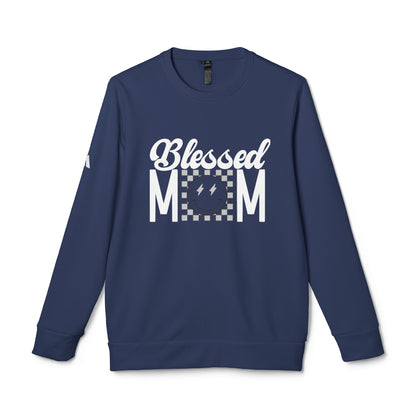 DTG adidas® Unisex Fleece Crewneck Blessed Mom Sweatshirt