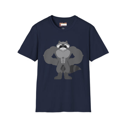 Graphic Designed Minimalist Racoon Unisex Comfort Styled T-shirts