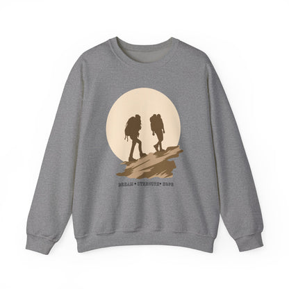 Graphic Designed Minimalist Unisex Motivational Crewneck Sweatshirt